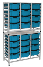 Gratnells® Dynamis Storage Unit With 24 Deep Trays