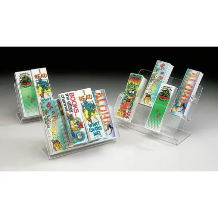 acrylic bookmark storage dispensers