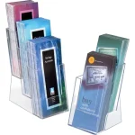 displays2go acrylic brochure/magazine holders