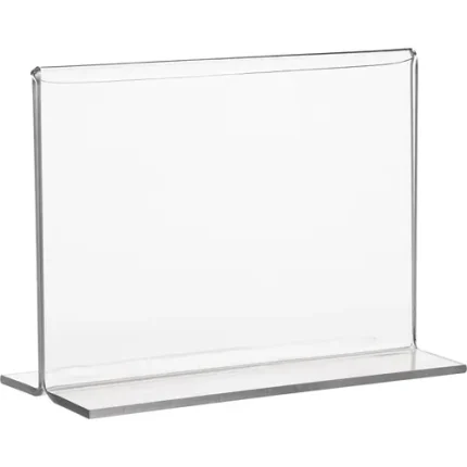 demco® clear plastic double sided sign holders