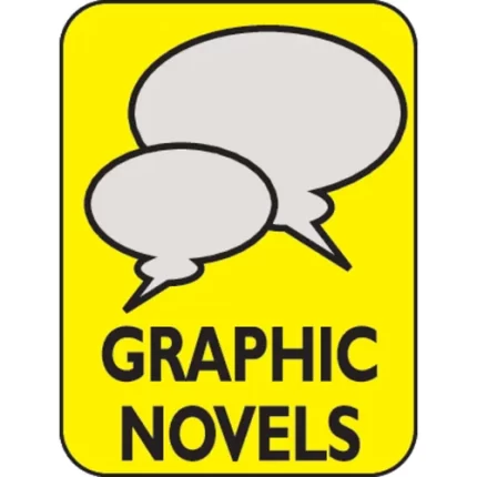 demco® genre subject classification labels graphic novels (yellow)