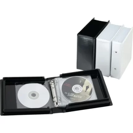 demco® heavy duty cd ring binder albums without pages