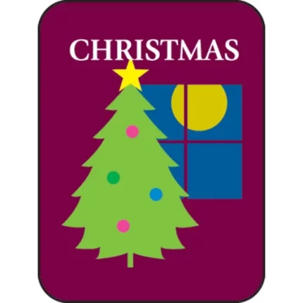 demco® holidays & seasons subject classification labels christmas