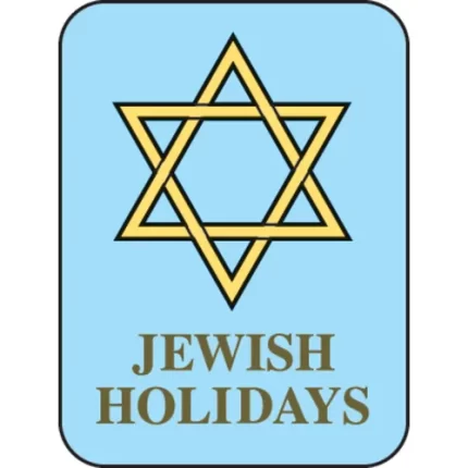 demco® holidays & seasons subject classification labels jewish holidays