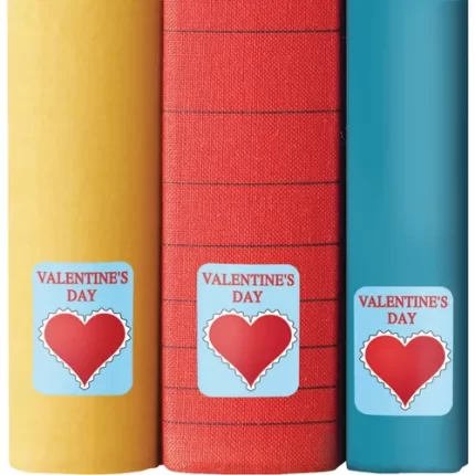 demco® holidays & seasons subject classification labels valentine's day