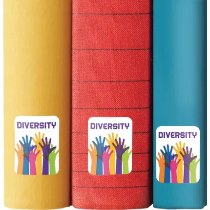 demco® multicultural & diversity genre classification labels diversity