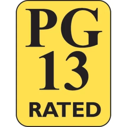 demco® multimedia classification labels pg 13 movie rating