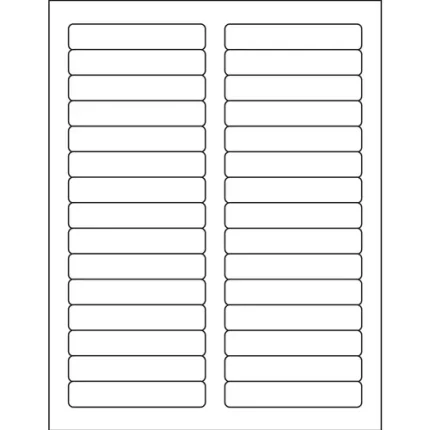 demco® permaplus™ processing labels 5/16" x 1"