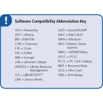 demco® processing spine labels 1" x 3/4"