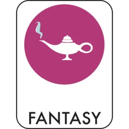 demco® retro genre subject classification labels fantasy