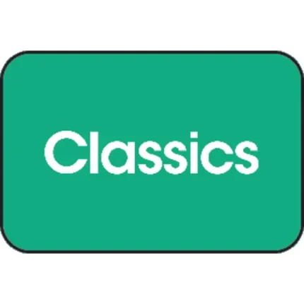 demco® short genre subject classification labels classics