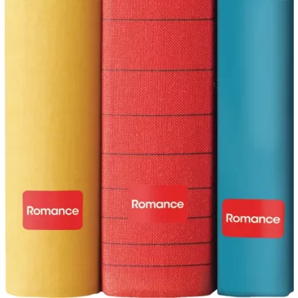 demco® short genre subject classification labels romance