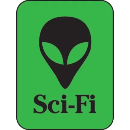 demco® silhouette genre subject classification labels sci fi