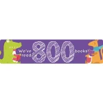 demco® upstart® 1,000 books before kindergarten milestone wall display