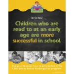 demco® upstart® 1,000 books before kindergarten mini poster set