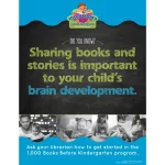 demco® upstart® 1,000 books before kindergarten mini poster set