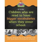 demco® upstart® 1,000 books before kindergarten mini poster set