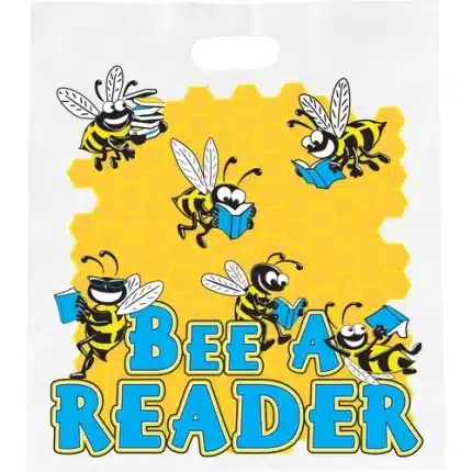 demco® upstart® bee a reader economy book bags