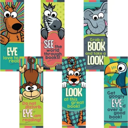 demco® upstart® googly eyes bookmarks
