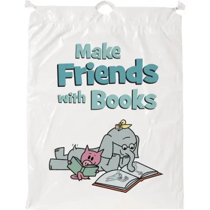 demco® upstart® mo willems elephant & piggie book bags