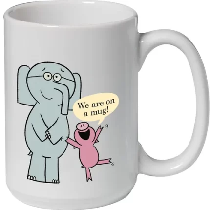 demco® upstart® mo willems elephant & piggie mug