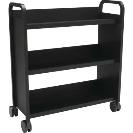 smith system® buffalo sloped shelf booktrucks