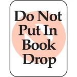 demco® circulation classification labels do not put in book drop