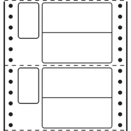 demco® /gaylord® continuous processing labels, style sl6d