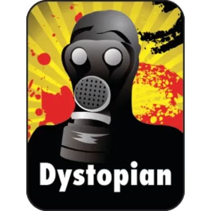 demco® genre subject classification labels dystopian