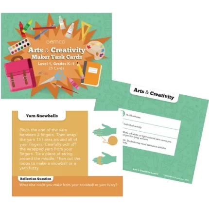 demco® maker task cards art & creativity