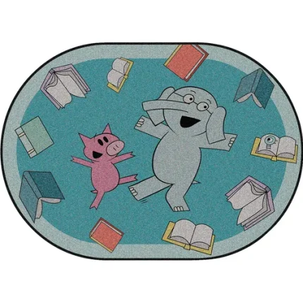 mo willems elephant & piggie carpets