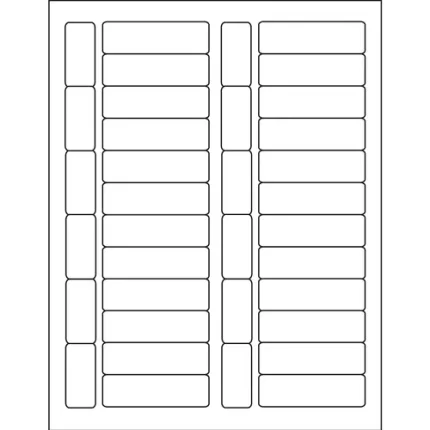 demco® permaplus™ processing label sets 27/32" x 2 13/16"