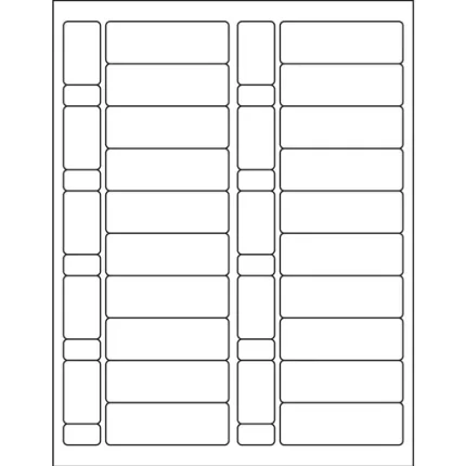 demco® /gaylord® processing circulation label sets 1" x 2 9/10"