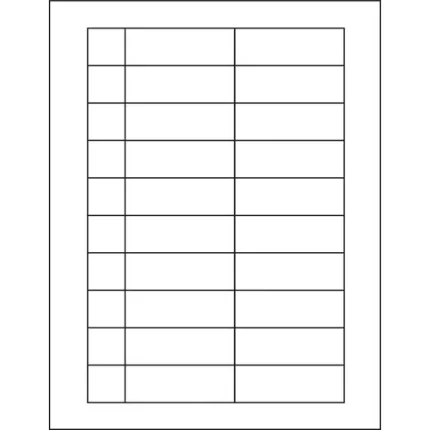 demco® /gaylord® processing circulation label sets 1" x 2 9/10" square corners