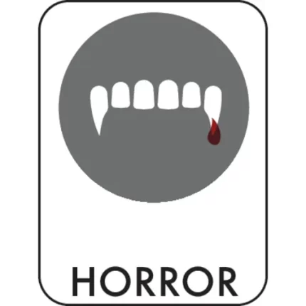 demco® retro genre subject classification labels horror