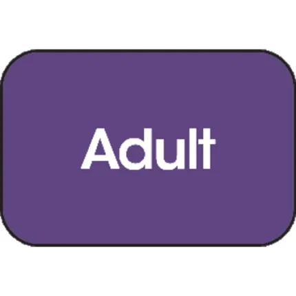 demco® short genre subject classification labels adult