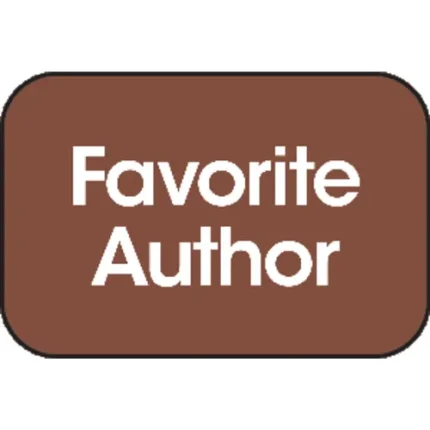 demco® short genre subject classification labels favorite author