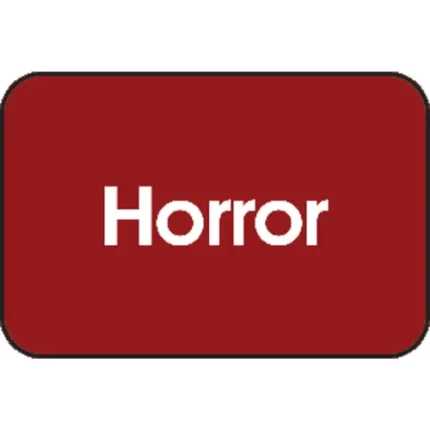 demco® short genre subject classification labels horror