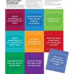 demco® upstart® conversation starter cards