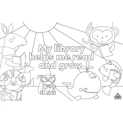 demco® upstart® 1,000 books before kindergarten placemat