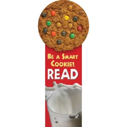 demco® upstart® be a smart cookie die cut bookmarks