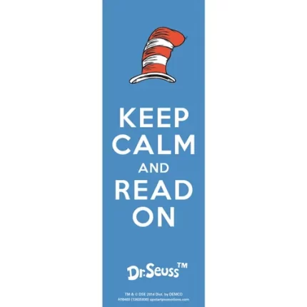 upstart® dr. seuss™ keep calm and read on bookmarks
