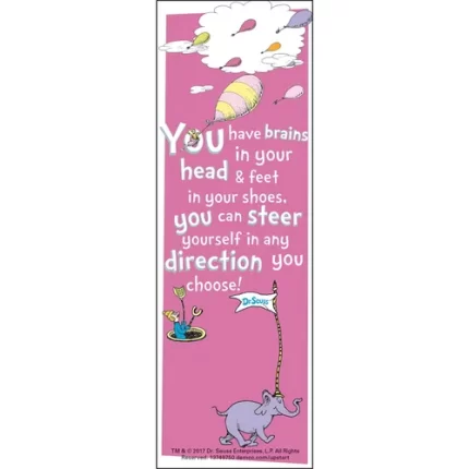 demco® upstart® dr. seuss™you have brains bookmarks
