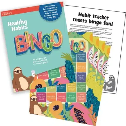 demco® upstart® healthy habits bingo activity cards