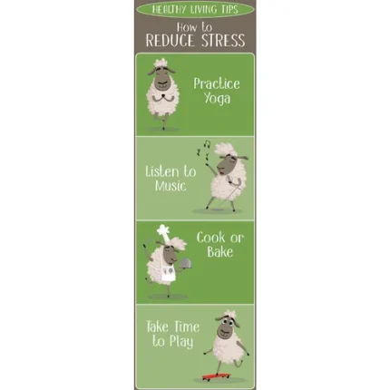 demco® upstart® healthy tips bookmarks