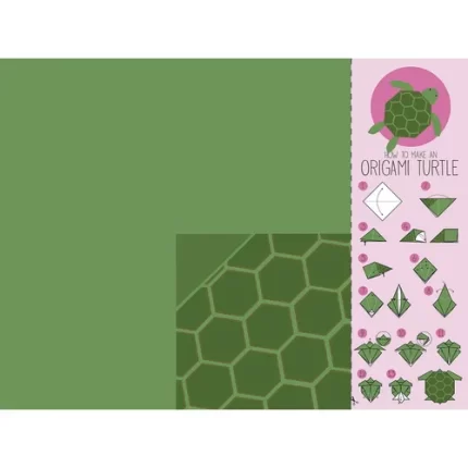 demco® upstart® origami activity animal bookmarks frog, turtle, bird, butterfly