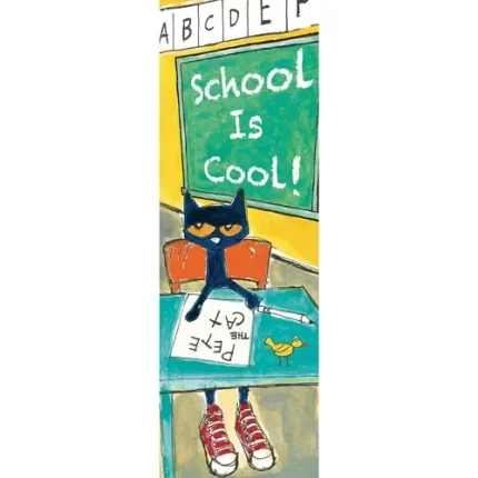 demco® upstart® pete the cat® school is cool bookmarks