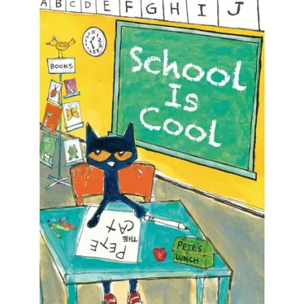 upstart® pete the cat® school is cool poster