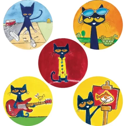 demco® upstart® pete the cat® stickers
