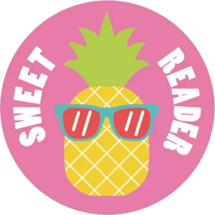 demco® upstart® pineapple scratch and sniff stickers